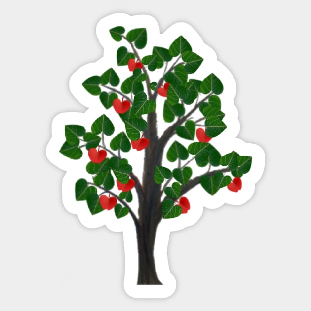 Apple Tree Sticker by Amanda1775